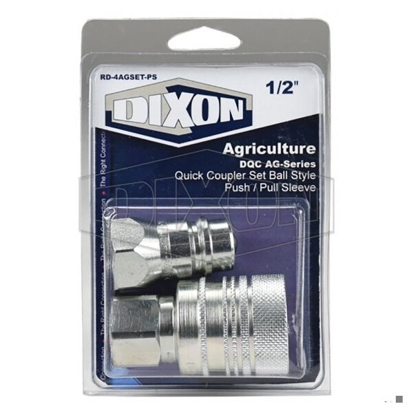 1/2 AG-SERIES, COUPLER and PLUG SET 1/2